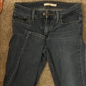 Levi's Women's Skinny Jeans - Dark Blue Wash